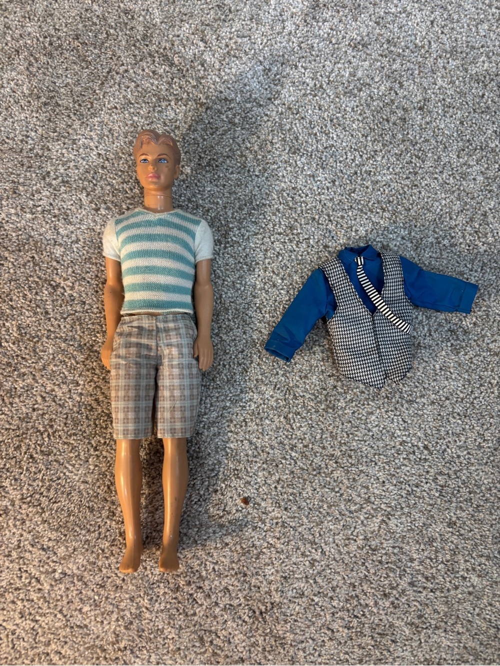 Vintage 1968 Ken Mattel Barbie with extra shirt